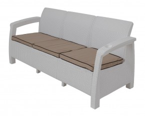 Диван Yalta Premium Sofa 3 Set (Ялта) белый (+подушки под спину) в Александровском - alexsandrovskoe.mebel-74.com | фото