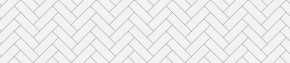 Фартук Метро керамик (белая) CPL пластик МДФ 6 мм в Александровском - alexsandrovskoe.mebel-74.com | фото
