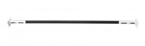 Турник раздвижной 1250-1500 цв. белый-черный FLEXTER PROFI в Александровском - alexsandrovskoe.mebel-74.com | фото
