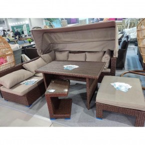 Комплект мебели с диваном AFM-320B-T320 Brown в Александровском - alexsandrovskoe.mebel-74.com | фото