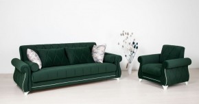 Комплект Роуз ТД 411 диван-кровать + кресло + комплект подушек в Александровском - alexsandrovskoe.mebel-74.com | фото