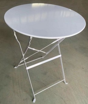 Комплект садовой мебели OTS-001R (стол + 2 стула) металл в Александровском - alexsandrovskoe.mebel-74.com | фото