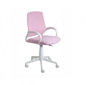 Кресло Ирис White сетка/ткань розовая в Александровском - alexsandrovskoe.mebel-74.com | фото