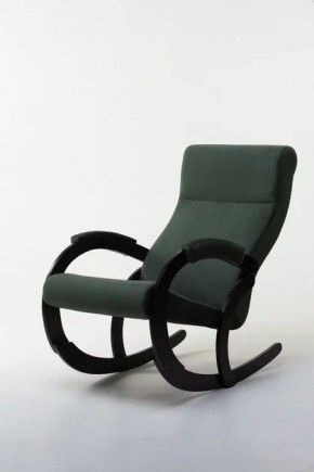 Кресло-качалка КОРСИКА 34-Т-AG (зеленый) в Александровском - alexsandrovskoe.mebel-74.com | фото