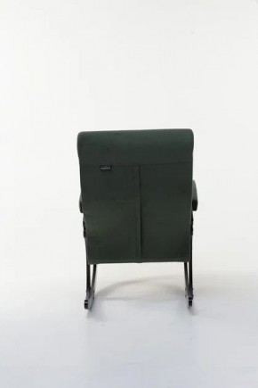 Кресло-качалка КОРСИКА 34-Т-AG (зеленый) в Александровском - alexsandrovskoe.mebel-74.com | фото
