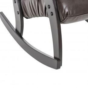 Кресло-качалка Модель 67 Венге, к/з Oregon perlamutr 120 в Александровском - alexsandrovskoe.mebel-74.com | фото