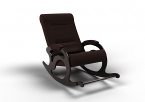 Кресло-качалка Тироль 12-Т-ГР (ткань/венге) ГРАФИТ в Александровском - alexsandrovskoe.mebel-74.com | фото