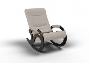 Кресло-качалка Вилла 11-Т-ГР (ткань/венге) ГРАФИТ в Александровском - alexsandrovskoe.mebel-74.com | фото