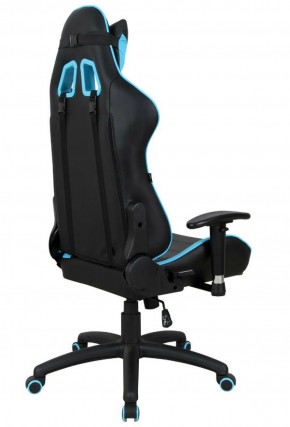 Кресло компьютерное BRABIX "GT Master GM-110" (черное/голубое) 531928 в Александровском - alexsandrovskoe.mebel-74.com | фото