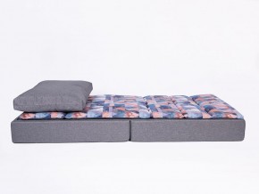 Кресло-кровать бескаркасное Харви (коричневый-геометрия браун) в Александровском - alexsandrovskoe.mebel-74.com | фото