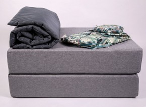Кресло-кровать-пуф бескаркасное Прайм (мехико серый-графит) в Александровском - alexsandrovskoe.mebel-74.com | фото