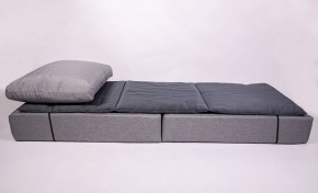 Кресло-кровать-пуф бескаркасное Прайм (сиреневый-серый) в Александровском - alexsandrovskoe.mebel-74.com | фото