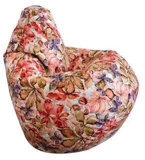 Кресло-мешок Цветы L в Александровском - alexsandrovskoe.mebel-74.com | фото