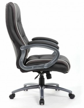 Кресло офисное BRABIX PREMIUM "Strong HD-009" (экокожа черная, ткань серая) 531945 в Александровском - alexsandrovskoe.mebel-74.com | фото