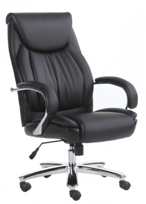 Кресло офисное BRABIX "Advance EX-575" (хром/экокожа/черное) 531825 в Александровском - alexsandrovskoe.mebel-74.com | фото