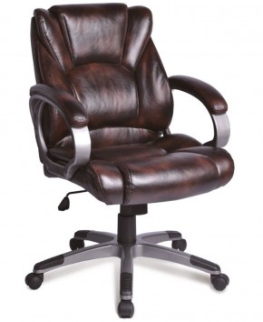 Кресло офисное BRABIX "Eldorado EX-504" (коричневое) 530875 в Александровском - alexsandrovskoe.mebel-74.com | фото