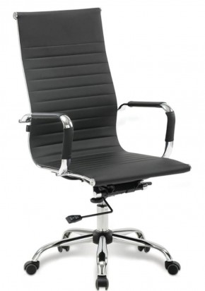 Кресло офисное BRABIX "Energy EX-509" (экокожа, хром, черное) 530862 в Александровском - alexsandrovskoe.mebel-74.com | фото