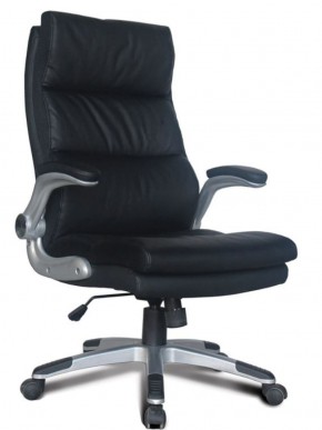 Кресло офисное BRABIX "Fregat EX-510" (рециклированная кожа, черное) 530863 в Александровском - alexsandrovskoe.mebel-74.com | фото
