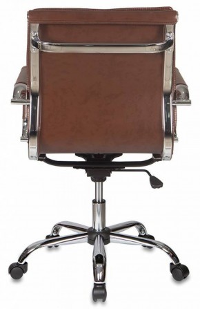 Кресло руководителя Бюрократ CH-993-LOW/BROWN коричневый в Александровском - alexsandrovskoe.mebel-74.com | фото