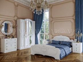 МАРИЯ Кровать 1,6м (белый) в Александровском - alexsandrovskoe.mebel-74.com | фото