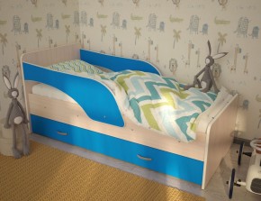 Кровать детская Максимка (Кроха-2) 800*1600 в Александровском - alexsandrovskoe.mebel-74.com | фото