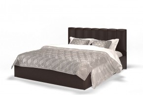 Кровать Элен 1600 + основание с ПМ (Лесмо brown) коричневый в Александровском - alexsandrovskoe.mebel-74.com | фото