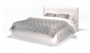 Кровать Элен 1600 + основание с ПМ (Vega white) белый в Александровском - alexsandrovskoe.mebel-74.com | фото