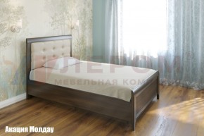 Кровать КР-1032 с мягким изголовьем в Александровском - alexsandrovskoe.mebel-74.com | фото