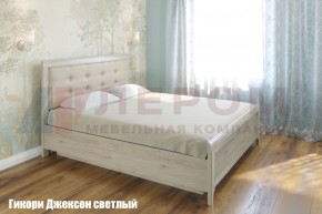 Кровать КР-1033 с мягким изголовьем в Александровском - alexsandrovskoe.mebel-74.com | фото