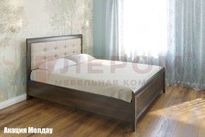 Кровать КР-1033 с мягким изголовьем в Александровском - alexsandrovskoe.mebel-74.com | фото