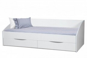 Кровать одинарная "Фея - 3" симметричная New (2000Х900) белая в Александровском - alexsandrovskoe.mebel-74.com | фото
