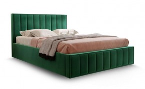 Кровать "Вена" 1400 СТАНДАРТ Вариант 1 Мора зеленый + ортопедическое основание на 5 опорах в Александровском - alexsandrovskoe.mebel-74.com | фото