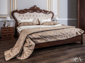 Кровать с мягким изголовьем Афина 1600 (караваджо) в Александровском - alexsandrovskoe.mebel-74.com | фото