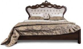 Кровать с мягким изголовьем Афина 1600 (караваджо) в Александровском - alexsandrovskoe.mebel-74.com | фото