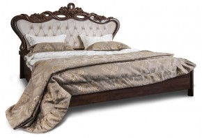 Кровать с мягким изголовьем Афина 1600 (караваджо) ламели в Александровском - alexsandrovskoe.mebel-74.com | фото