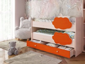Кровать выкатная Соник на щитах (800*1600) с бортиком + ящик в Александровском - alexsandrovskoe.mebel-74.com | фото