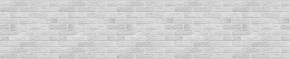 Кухонный фартук 610х3000х1,5 (композит) КМ Кирпич серый в Александровском - alexsandrovskoe.mebel-74.com | фото