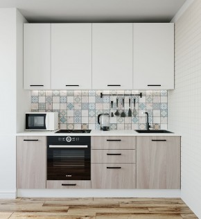 Кухонный гарнитур Демо 2200 (Стол. 26мм) в Александровском - alexsandrovskoe.mebel-74.com | фото