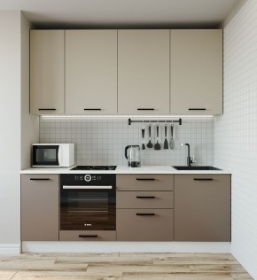 Кухонный гарнитур Латте 2200 (Стол. 26мм) в Александровском - alexsandrovskoe.mebel-74.com | фото