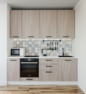 Кухонный гарнитур Шимо 2200 (Стол. 38мм) в Александровском - alexsandrovskoe.mebel-74.com | фото