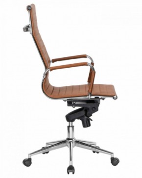 Офисное кресло для руководителей DOBRIN CLARK LMR-101F светло-коричневый №321 в Александровском - alexsandrovskoe.mebel-74.com | фото