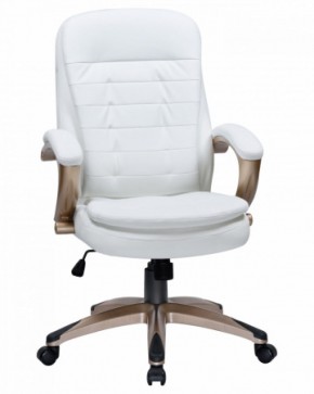 Офисное кресло для руководителей DOBRIN DONALD LMR-106B белый в Александровском - alexsandrovskoe.mebel-74.com | фото