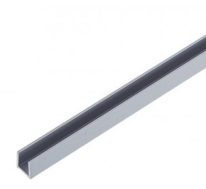 Планка торцевая "П" 4 мм для стеновой панели (алюминий) в Александровском - alexsandrovskoe.mebel-74.com | фото