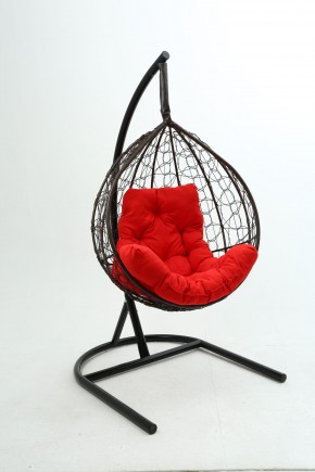 Подвесное кресло Бароло (коричневый/красный) в Александровском - alexsandrovskoe.mebel-74.com | фото