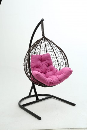 Подвесное кресло Бароло (коричневый/розовый) в Александровском - alexsandrovskoe.mebel-74.com | фото