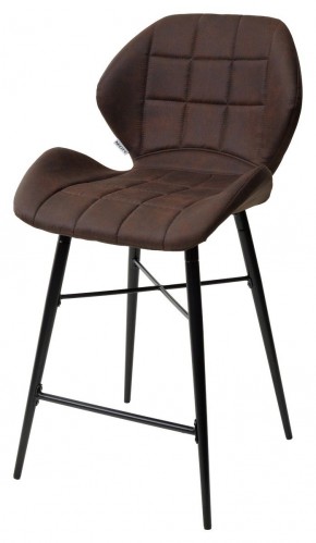 Полубарный стул MARCEL COWBOY-#800 темно-коричневый (H=65cm), ткань микрофибра М-City в Александровском - alexsandrovskoe.mebel-74.com | фото