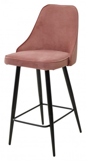 Полубарный стул NEPAL-PB РОЗОВЫЙ #15, велюр/ черный каркас (H=68cm) М-City в Александровском - alexsandrovskoe.mebel-74.com | фото