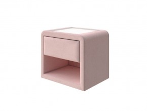 PROxSON Тумба Cube (Ткань: Велюр Ultra Розовый мусс) 52x41 в Александровском - alexsandrovskoe.mebel-74.com | фото