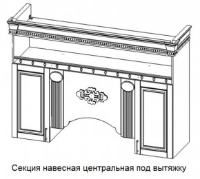 Секция навесная центральная под вытяжку "Верона" (1700) в Александровском - alexsandrovskoe.mebel-74.com | фото