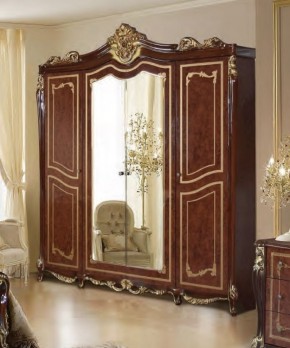Шкаф 4-х дверный с зеркалами (19.144) Джоконда в Александровском - alexsandrovskoe.mebel-74.com | фото